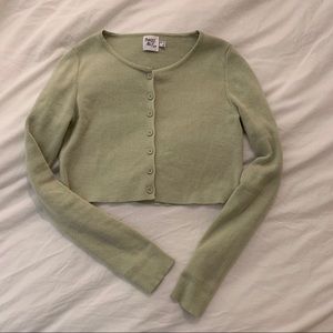 Princess Polly Green Cardigan